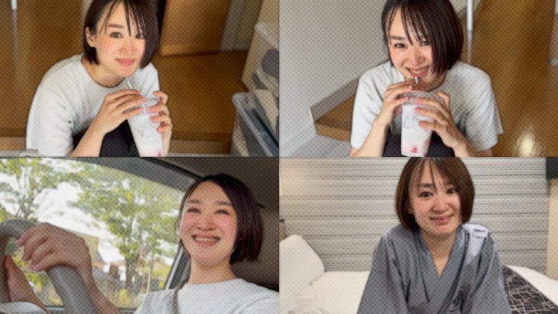 素顏被強迫對著鏡頭羞恥PLAY，一邊流口水一邊露出淫蕩表情的大學生